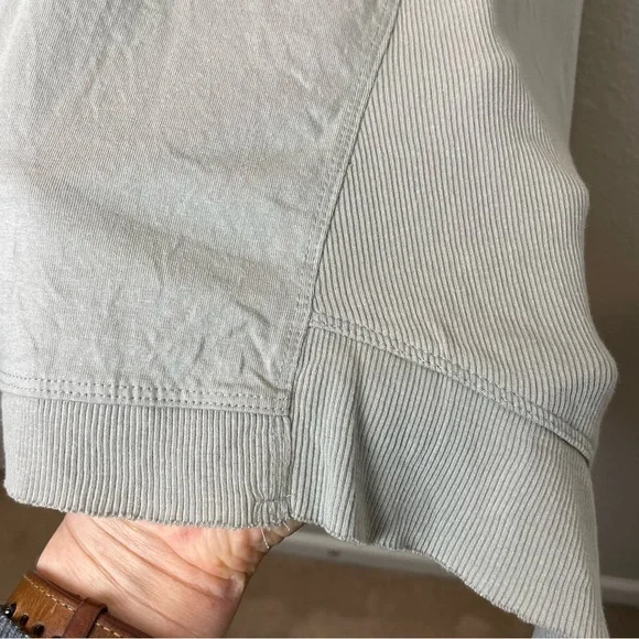 WORKSHOP REPUBLIC CLOTHING Gray Sleeveless Handkerchief Hem Dress Size L - Picture 5 of 8